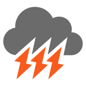 Heavy thunderstorms Heavy thunderstorms